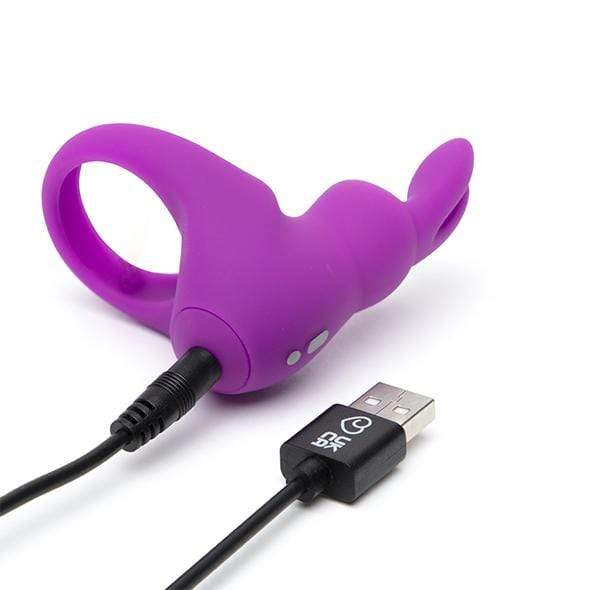 Love Honey - Happy Rabbit Cock Ring Kit 2 Pieces (Multi Colour) Silicone Cock Ring (Vibration) Rechargeable 5060779239754 CherryAffairs