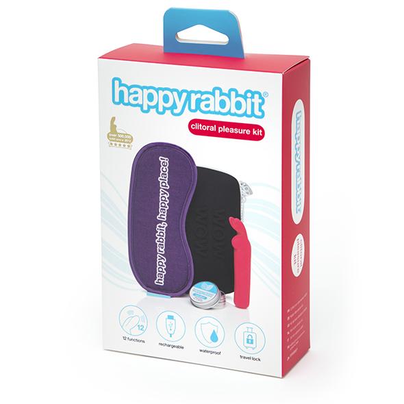 Love Honey - Happy Rabbit Clitoral Pleasure Kit 4 Pieces (Multi Colour) Clit Massager (Vibration) Rechargeable 5060779239761 CherryAffairs
