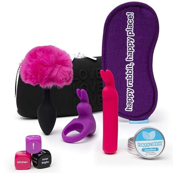 Love Honey - Happy Rabbit Couples Pleasure Kit 7 Pieces (Multi Colour) Couples Set 5060779239778 CherryAffairs
