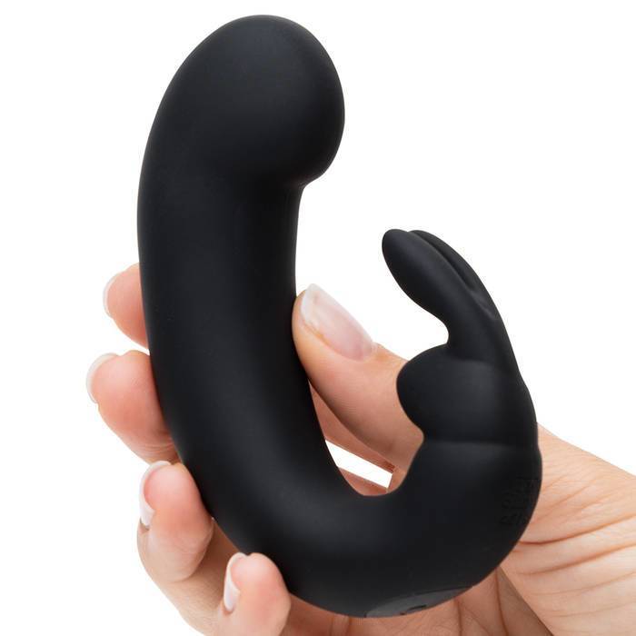 Fifty Shades of Grey - Sensation Rechargeable G-Spot Rabbit Vibrator (Black) Rabbit Dildo (Vibration) Rechargeable 535817186 CherryAffairs