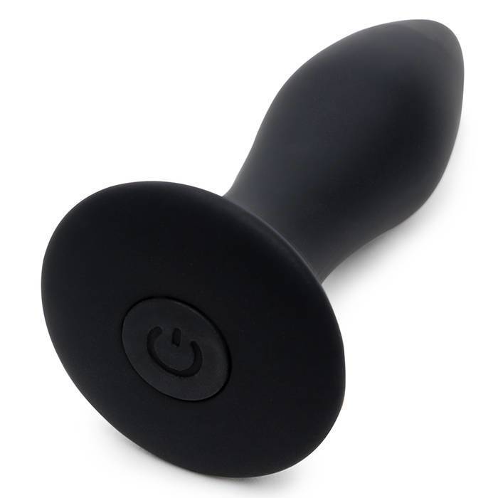 Fifty Shades of Grey - Sensation Rechargeable Vibrating Butt Plug (Black) Anal Plug (Vibration) Rechargeable 535813514 CherryAffairs