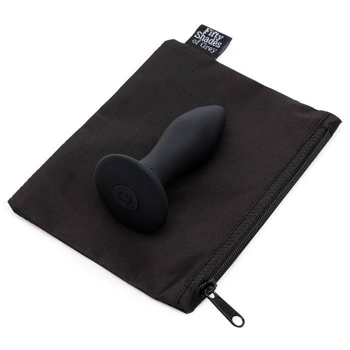 Fifty Shades of Grey - Sensation Rechargeable Vibrating Butt Plug (Black) Anal Plug (Vibration) Rechargeable 535813514 CherryAffairs