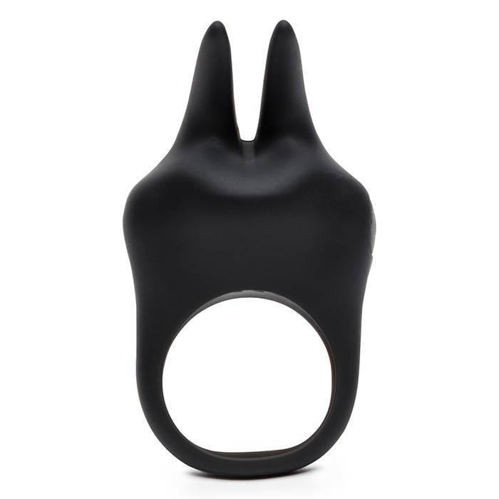 Fifty Shades of Grey - Sensation Rechargeable Vibrating Rabbit Love Ring (Black) Silicone Cock Ring (Vibration) Rechargeable 535822924 CherryAffairs