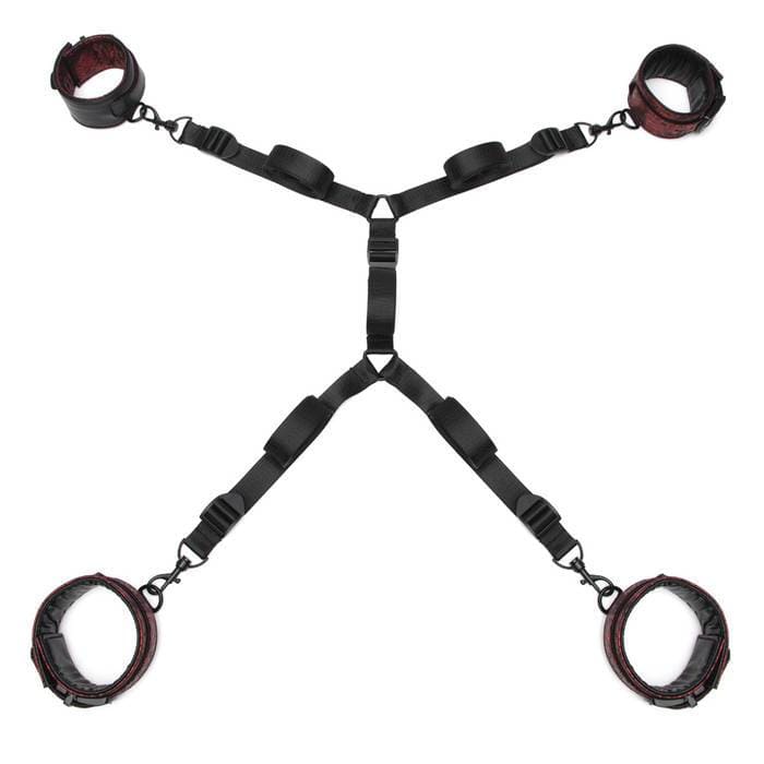 Fifty Shades of Grey - Sweet Anticipation Under Mattress Restraint Set BDSM (Red) Bed Restraint 535801753 CherryAffairs