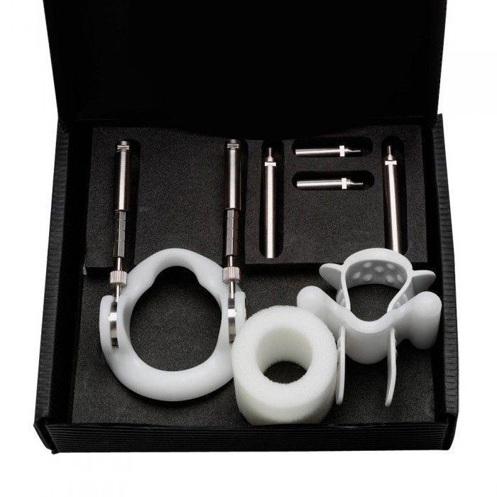 Jes-Extender - Light Penis Extender Kit (White) Penis Clamp Extender Durio Asia