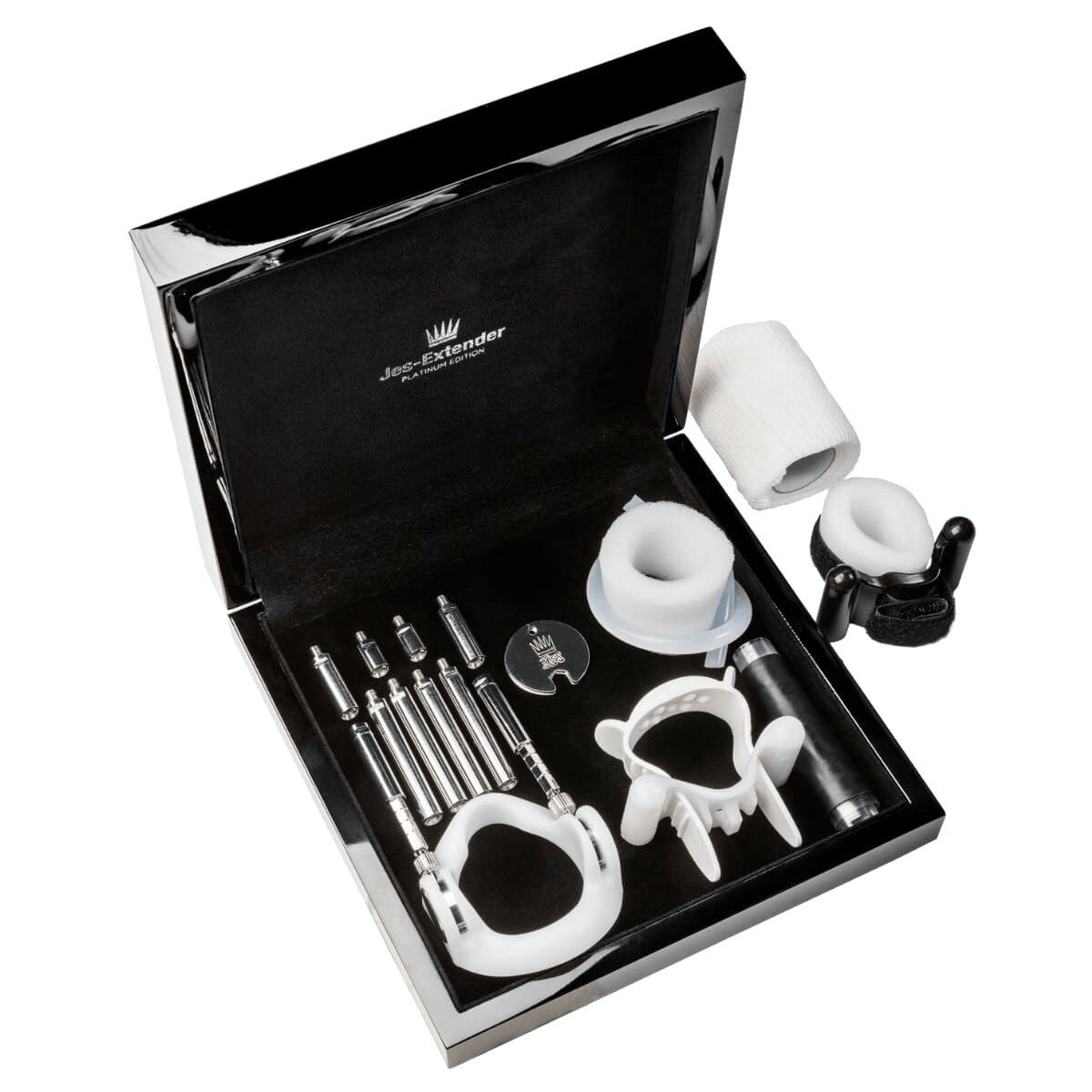 Jes-Extender - Platinum Edition Penis Extender (Black) Penis Clamp Extender Durio Asia