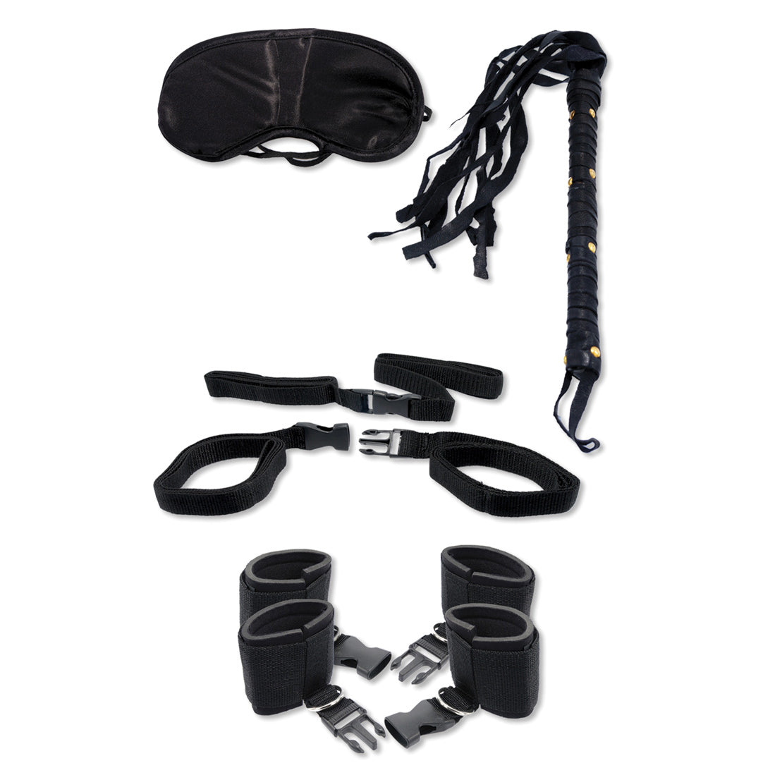 Pipedream - Fetish Fantasy Series Bedroom Bondage Kit - PD1256 / Black - BDSM Set