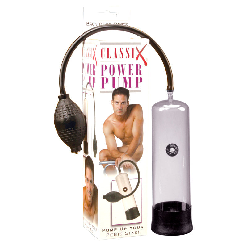 Pipedream - Classix Power Penis Pump 7.5’’ - PD1032 / Black - Penis Pump (Non Vibration)