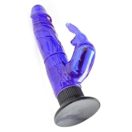 Pipedream - Wall Banger Deluxe Bunny Vibrator (Purple) Rabbit Dildo (Vibration) Non Rechargeable 4061504001050 CherryAffairs
