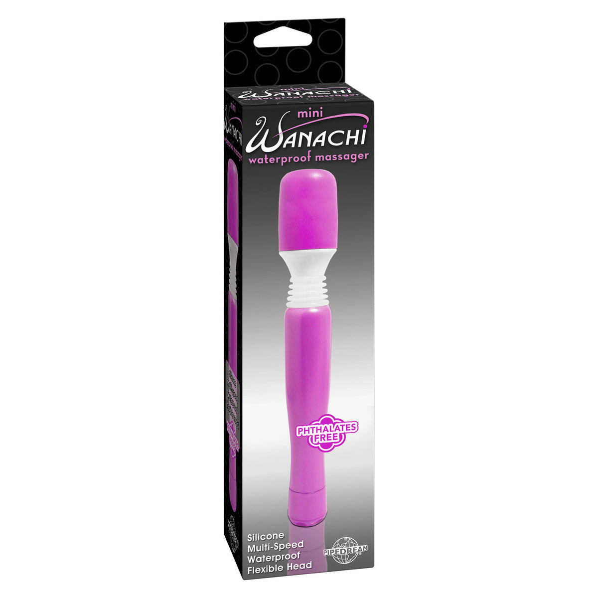 Pipedream - Wanachi Mini Massager (Purple) - Purple - Mini Wand Massagers (Vibration) Non Rechargeable