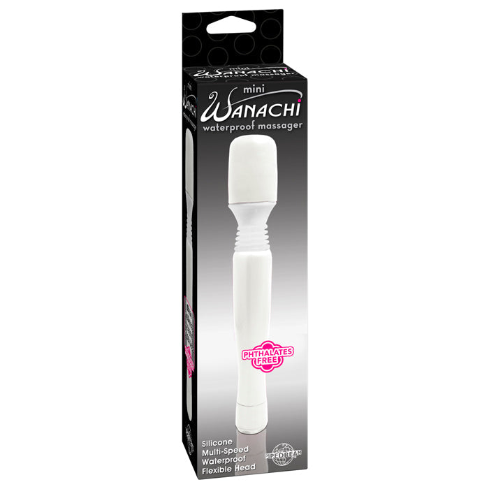 Pipedream - Wanachi Mini Massager (White) - White - Mini Wand Massagers (Vibration) Non Rechargeable