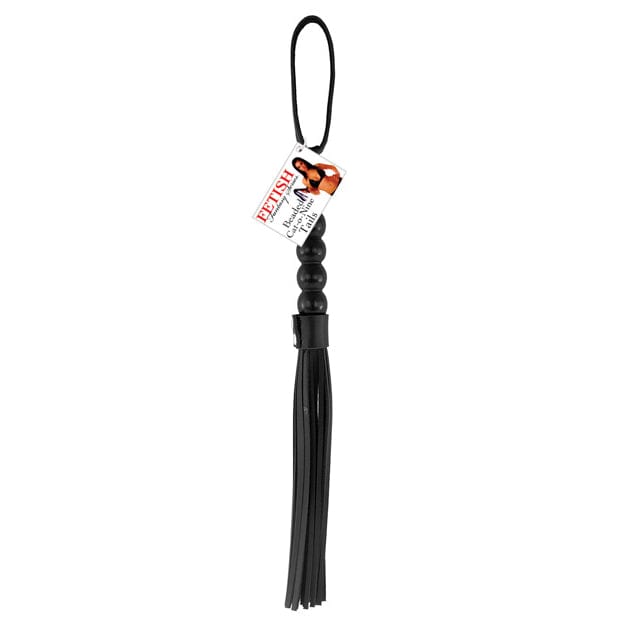 Pipedream - Fetish Fantasy Series Beaded Cat O Nine Tails Whip (Black) Whip 603912247961 CherryAffairs
