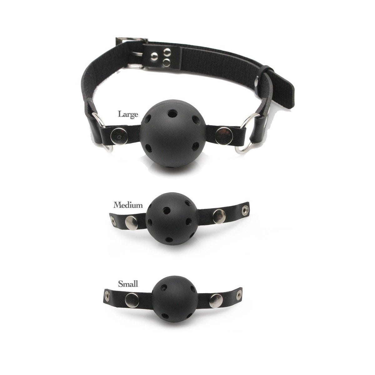 Pipedream - Fetish Fantasy Series Ball Gag Training System (Black) Ball Gag - CherryAffairs Singapore