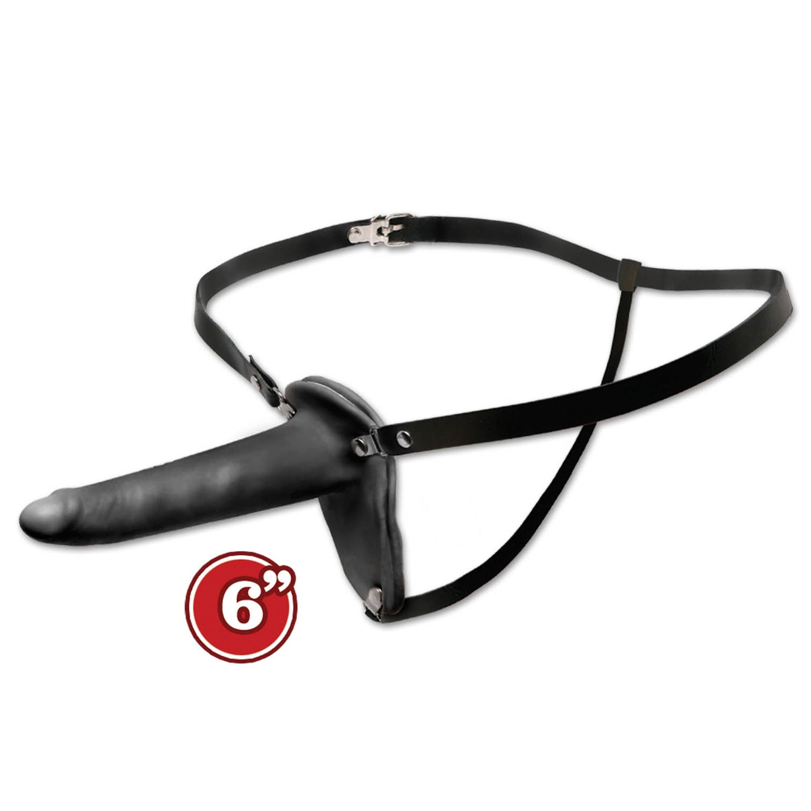 Pipedream - Fetish Fantasy Series Beginner’s Penetrix Strap-On - PD1051 / Black - Strap On with Non hollow Dildo