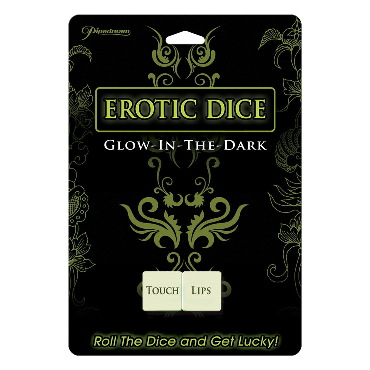 Pipedream - Glow in the Dark Erotic Dice (Green) Games - CherryAffairs Singapore