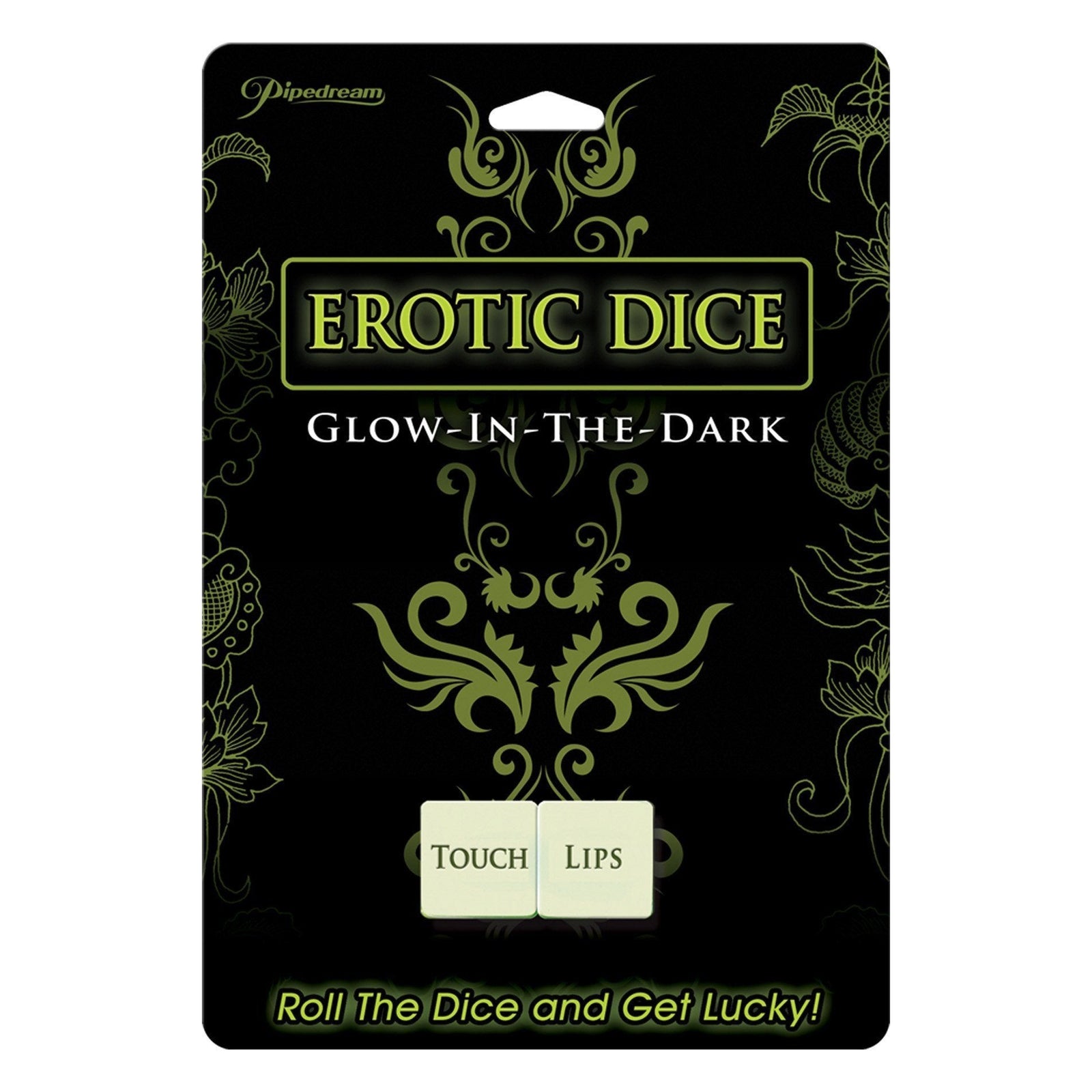 Pipedream - Glow in the Dark Erotic Dice (Green) Games - CherryAffairs Singapore