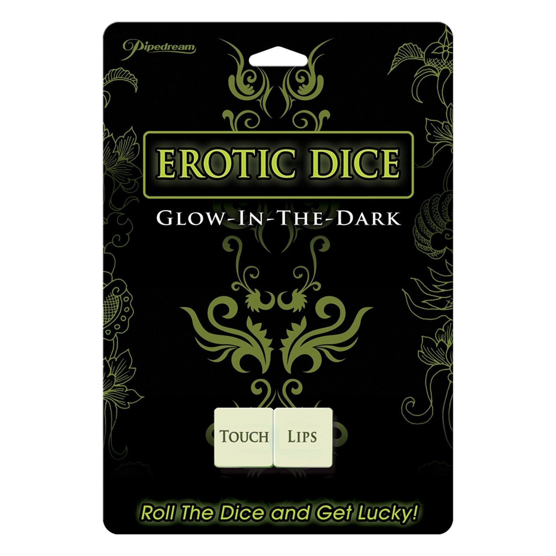 Pipedream - Glow in the Dark Erotic Dice (Green) Games - CherryAffairs Singapore