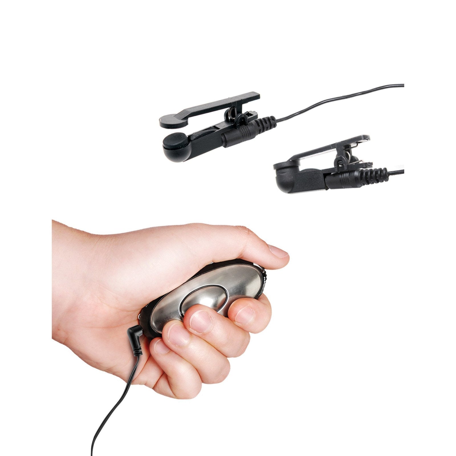 Pipedream - Fetish Fantasy Series Shock Therapy Nipple Clamps (Black) Electrosex - CherryAffairs Singapore