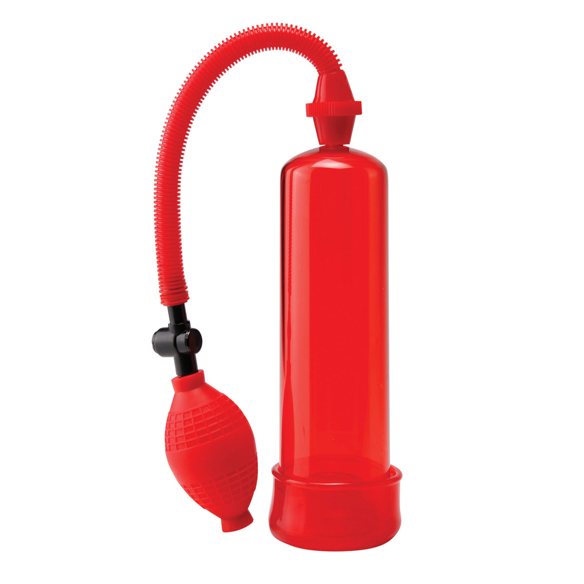 Pipedream - Beginner’s Power Penis Pump (Red) - PD1042 / Red - Penis Pump (Non Vibration)