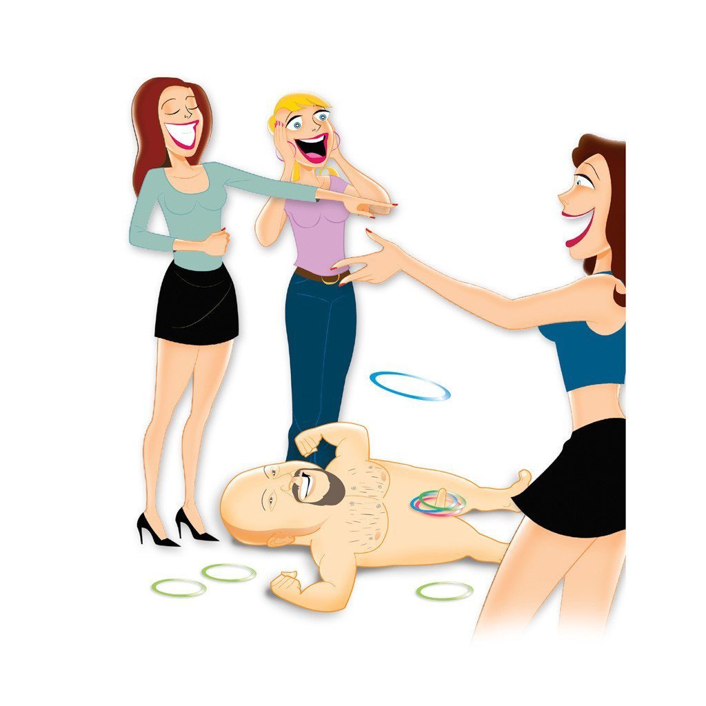 Pipedream - Bachelorette Party Favors Midget Man Inflatable  Ring Toss (Beige) Bachelorette Party Novelties - CherryAffairs Singapore