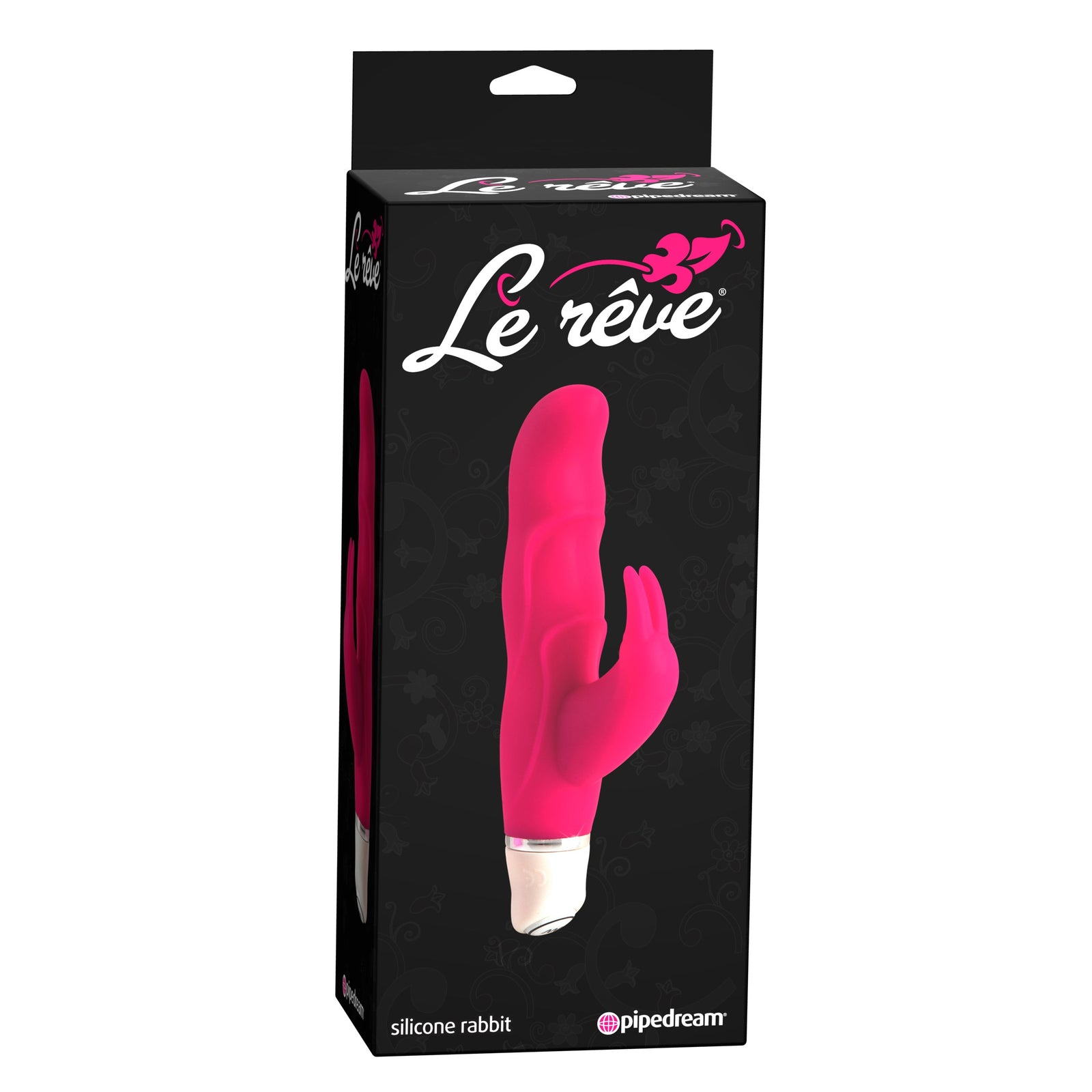 Pipedream - Le Reve Silicone Sweeties Rabbit Vibrator (Hot Pink) - Pink - Rabbit Dildo (Vibration) Non Rechargeable