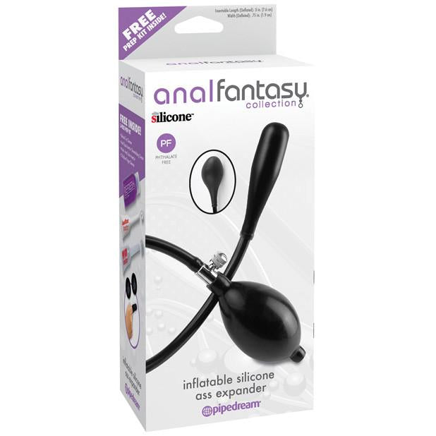 Pipedream - Anal Fantasy Collection Inflatable Silicone Ass Expander (Black) - PleasureHobby