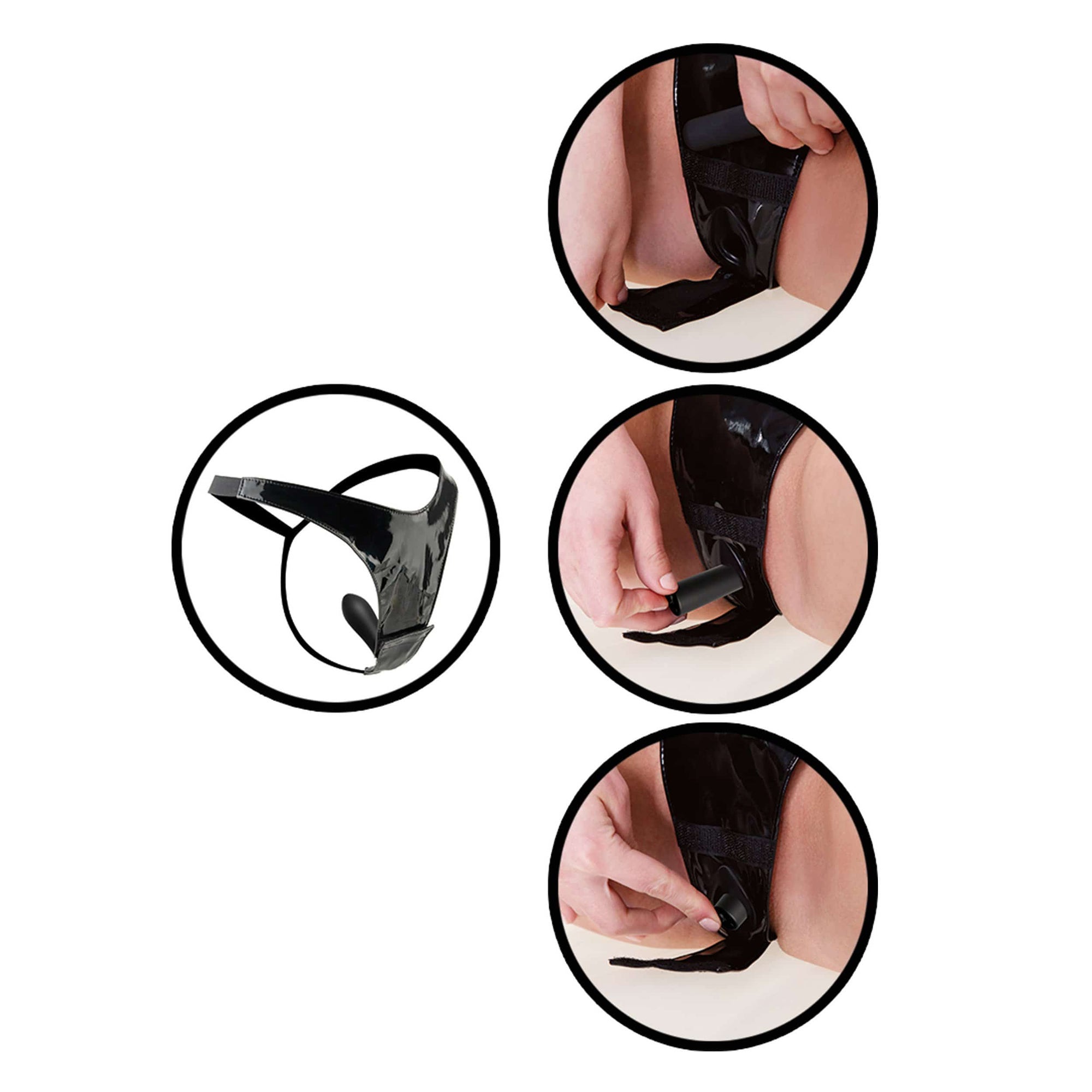 Pipedream - Fetish Fantasy Series 10 Function Remote Fantasy Panty (Black) Panties Massager Remote Control (Vibration) Rechargeable 324161137 CherryAffairs