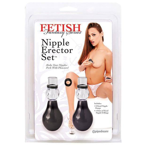 Pipedream - Fetish Fantasy Series Nipple Erector Set (Black) - PleasureHobby