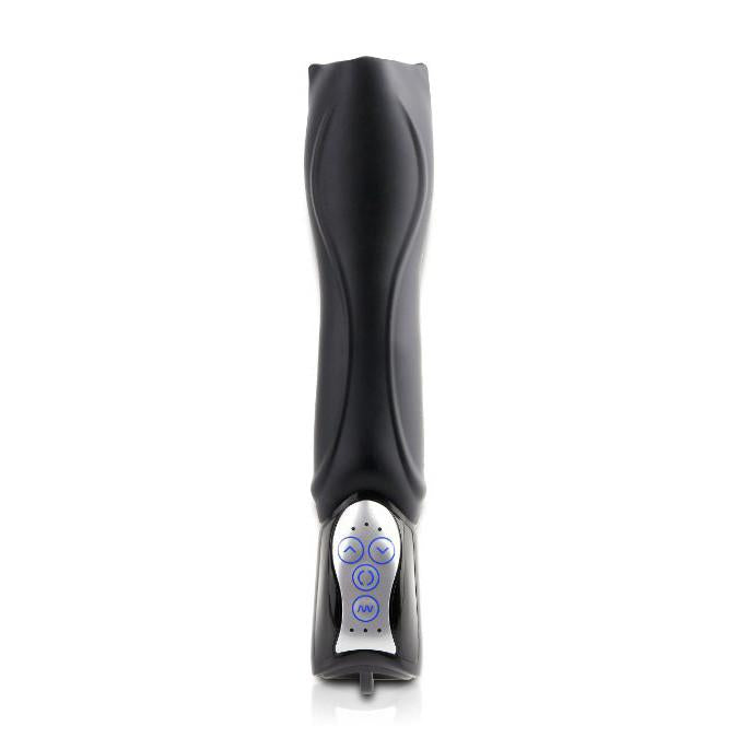 Pipedream - Extreme Vibrating Roto Teazer Masturbator (Black) - PleasureHobby