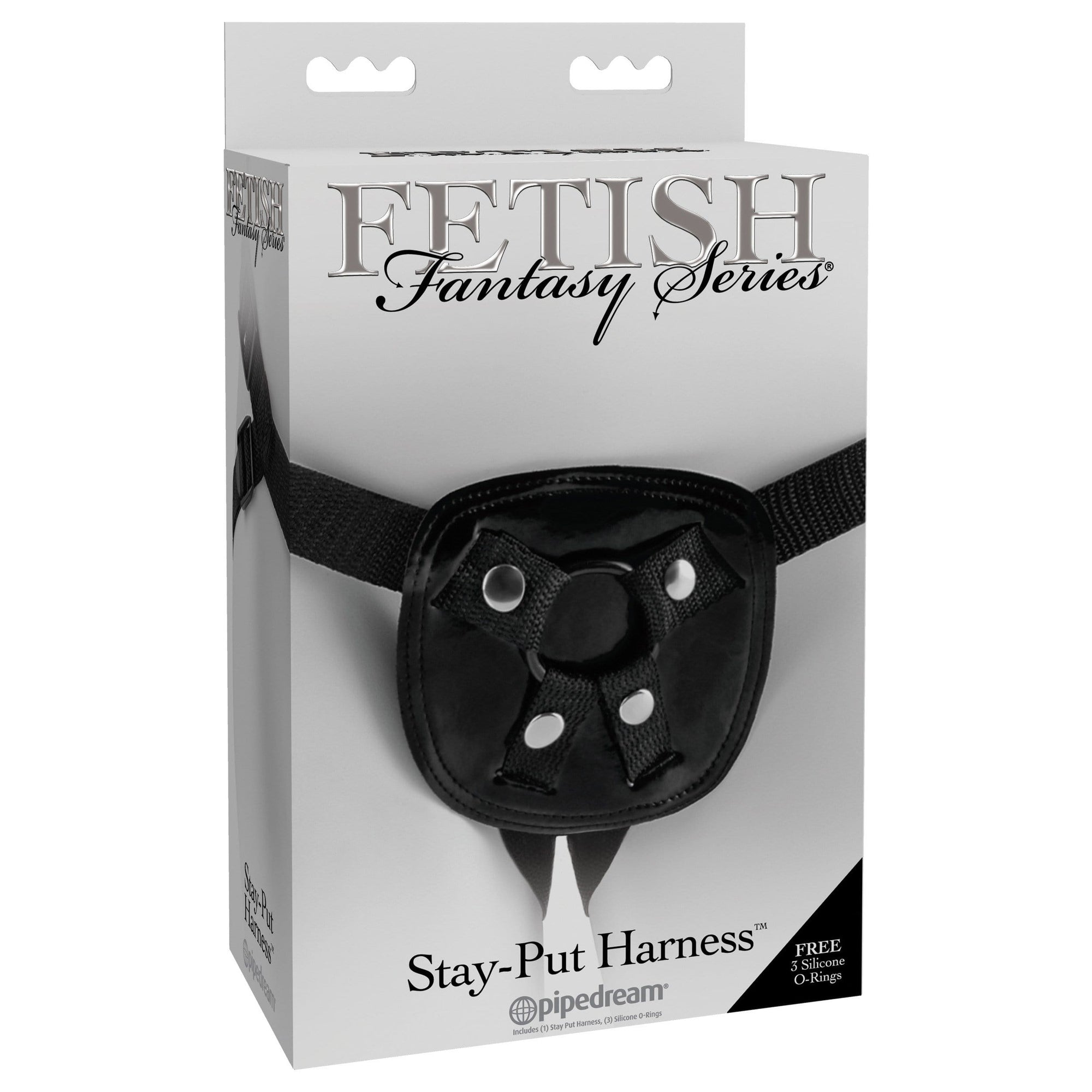 Pipedream - Fetish Fantasy Series Stay Put Harness (Black) Strap On w/o Dildo 319759986 CherryAffairs