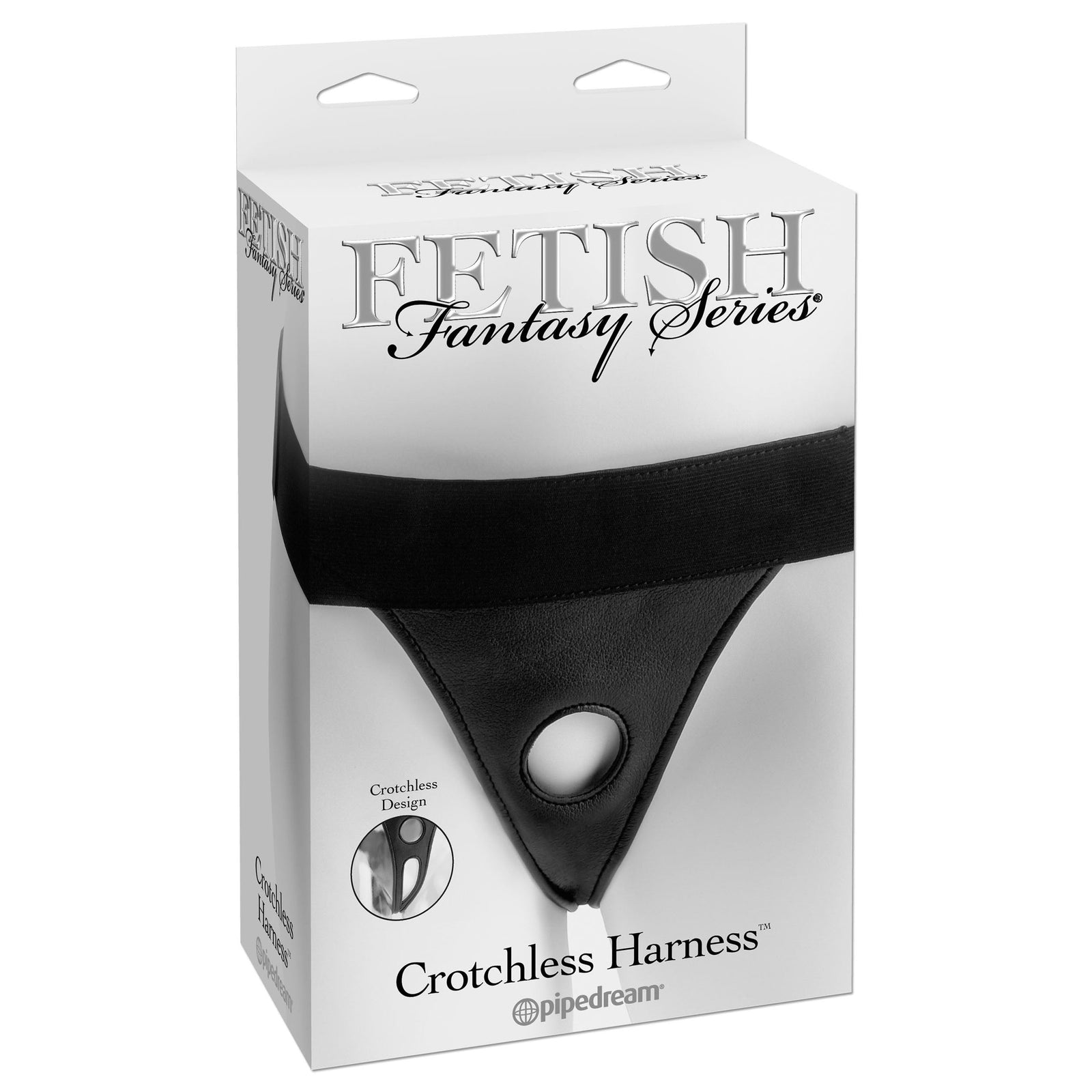 Pipedream - Fetish Fantasy Crotchless Harness - Black - Strap On w/o Dildo