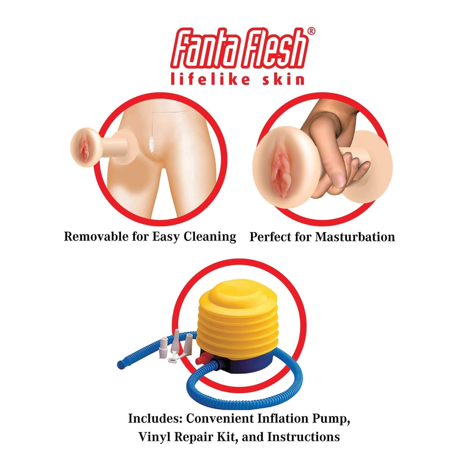 Pipedream - Extreme Dollz Hannah Harper Life Size Love Doll (Beige) Doll