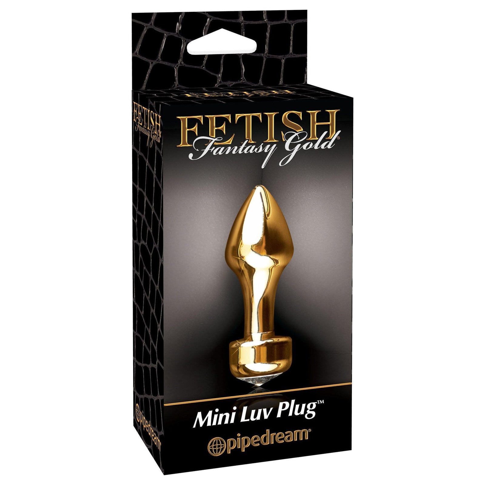 Pipedream - Fetish Fantasy Gold Mini Luv Plug (Gold) Anal Plug (Non Vibration) - CherryAffairs Singapore