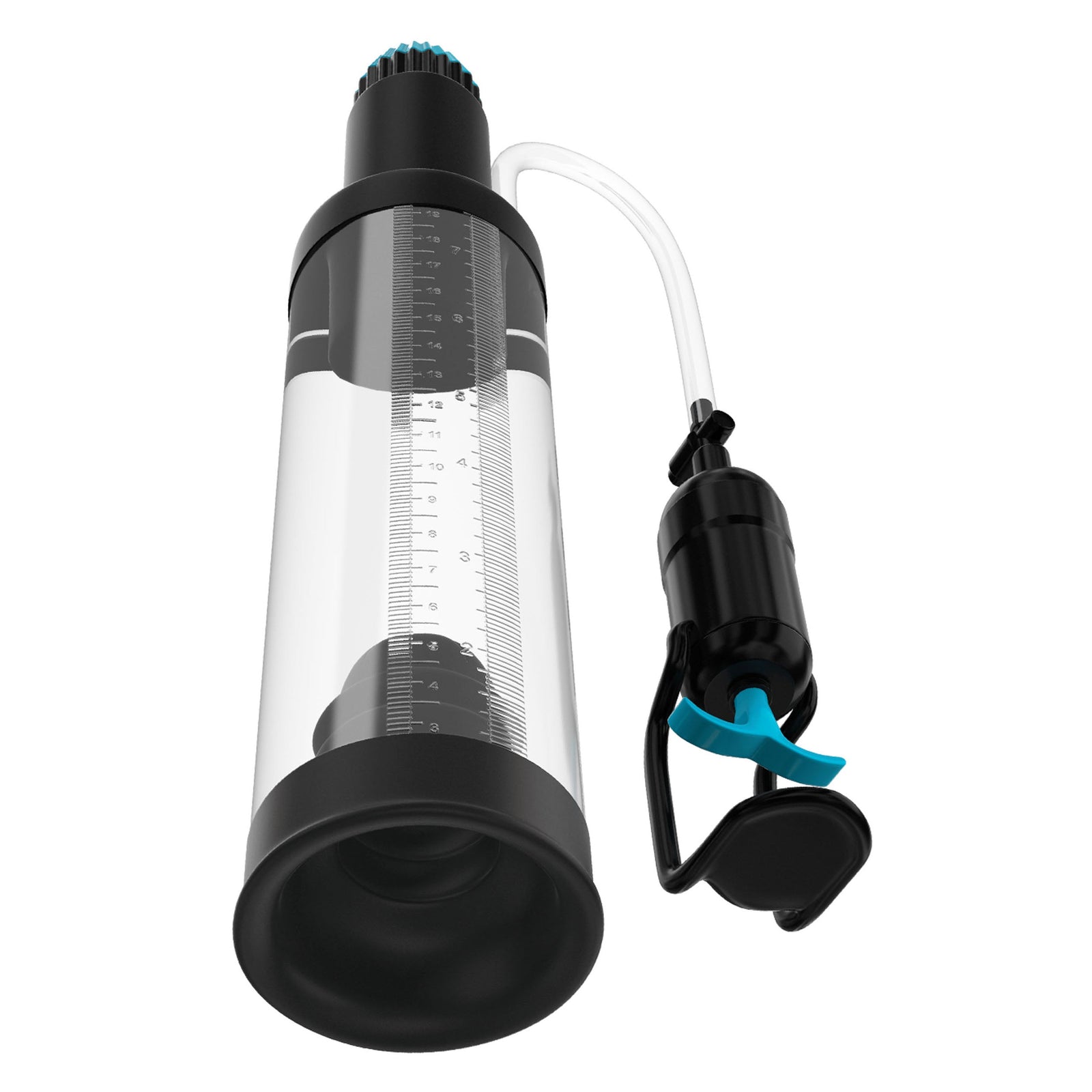 Pipedream - Pump Worx Deluxe Head Job Vibrating Power Pump - Clear - Penis Pump (Non Vibration)