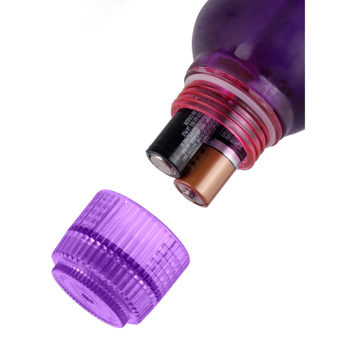 Pipedream - Juicy Jewels Orchid Ecstasy (Purple) Non Realistic Dildo w/o suction cup (Vibration) Non Rechargeable - CherryAffairs Singapore