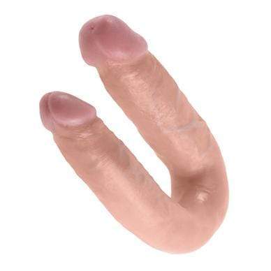 Pipedream - King Cock U Shaped Medium Double Trouble Dildo (Beige) Double Dildo (Non Vibration) 603912350098 CherryAffairs