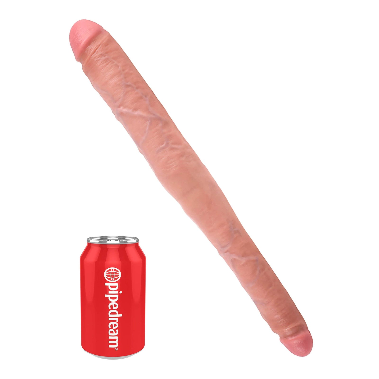 Pipedream - King Cock Tapered Double Dildo 16" (Beige) Double Dildo (Non Vibration) 319759607 CherryAffairs