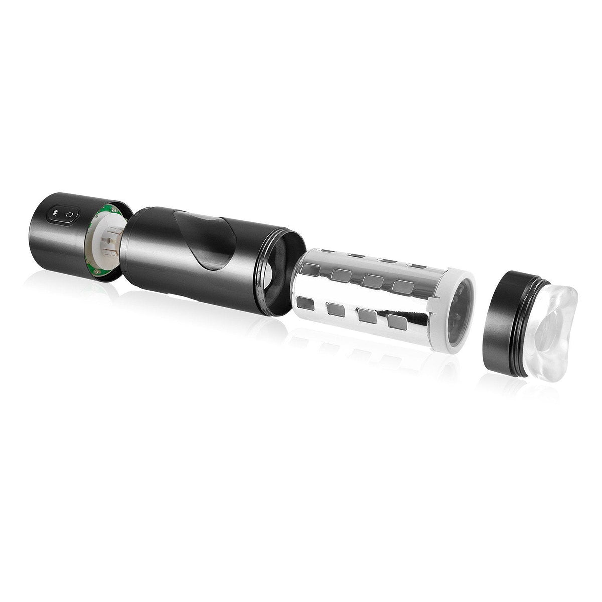 Pipedream - Extreme Rechargeable Roto-Bator Mouth Masturbator (Black) - PleasureHobby Singapore