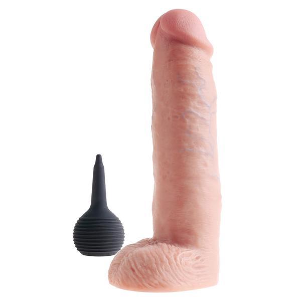 Pipedream - King Cock 10" Squirting Cock with Balls - PleasureHobby
