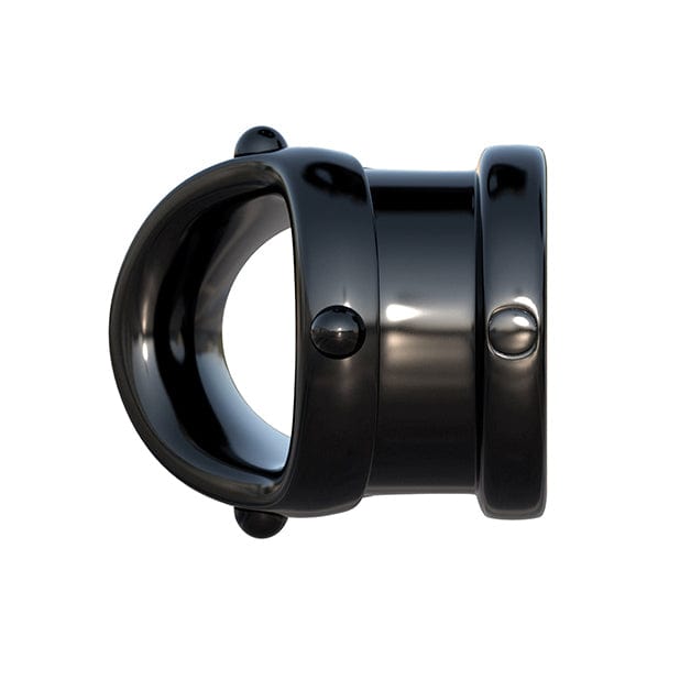 Pipedream - Fantasy C Ringz Rock Hard Cock Pipe (Black) Rubber Cock Ring (Non Vibration) 620248766 CherryAffairs