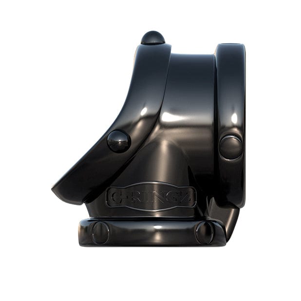 Pipedream - Fantasy C Ringz Rock Hard Cock Pipe (Black) Rubber Cock Ring (Non Vibration) 620248766 CherryAffairs