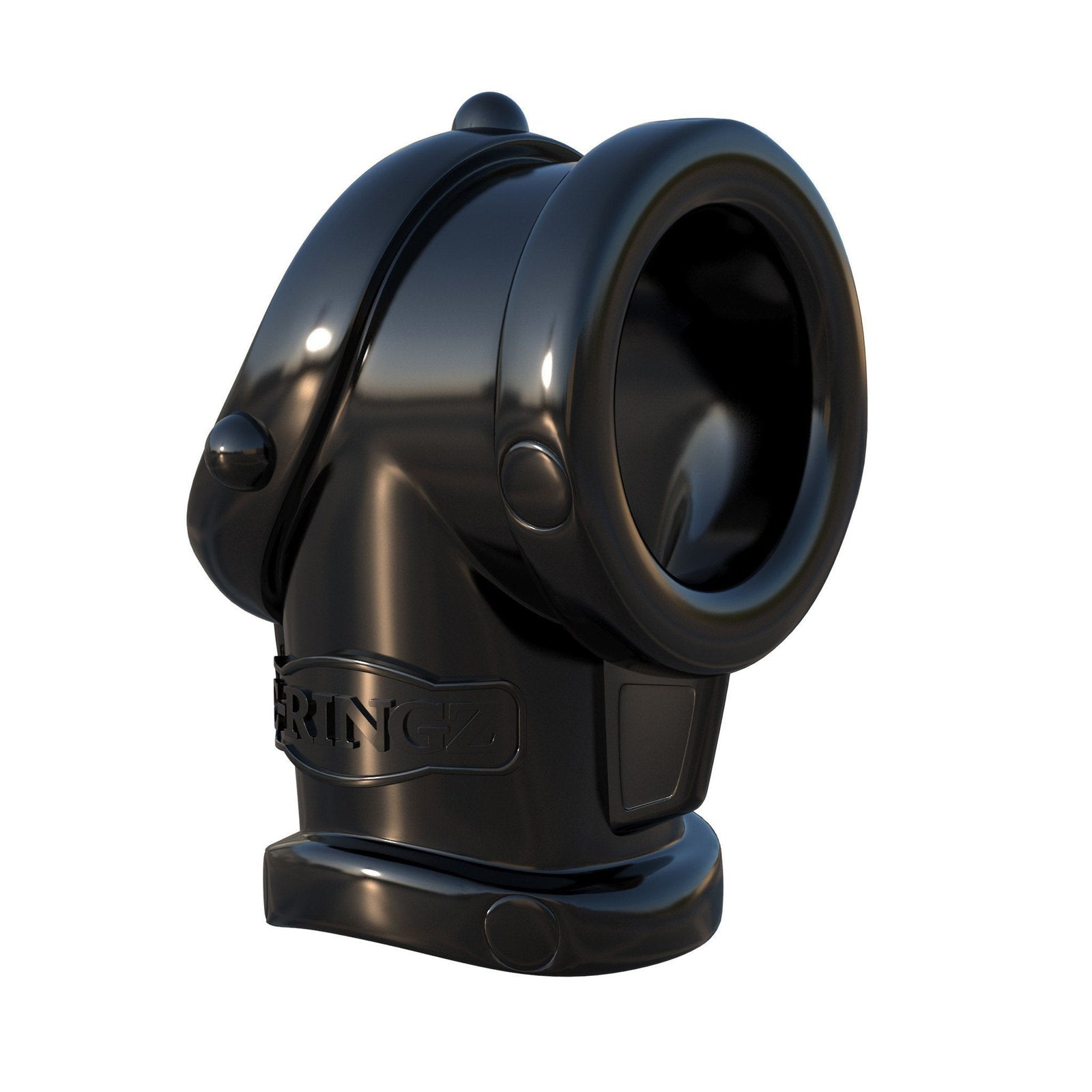 Pipedream - Fantasy C-Ringz Cock Pipe (Black) Rubber Cock Ring (Non Vibration) - CherryAffairs Singapore