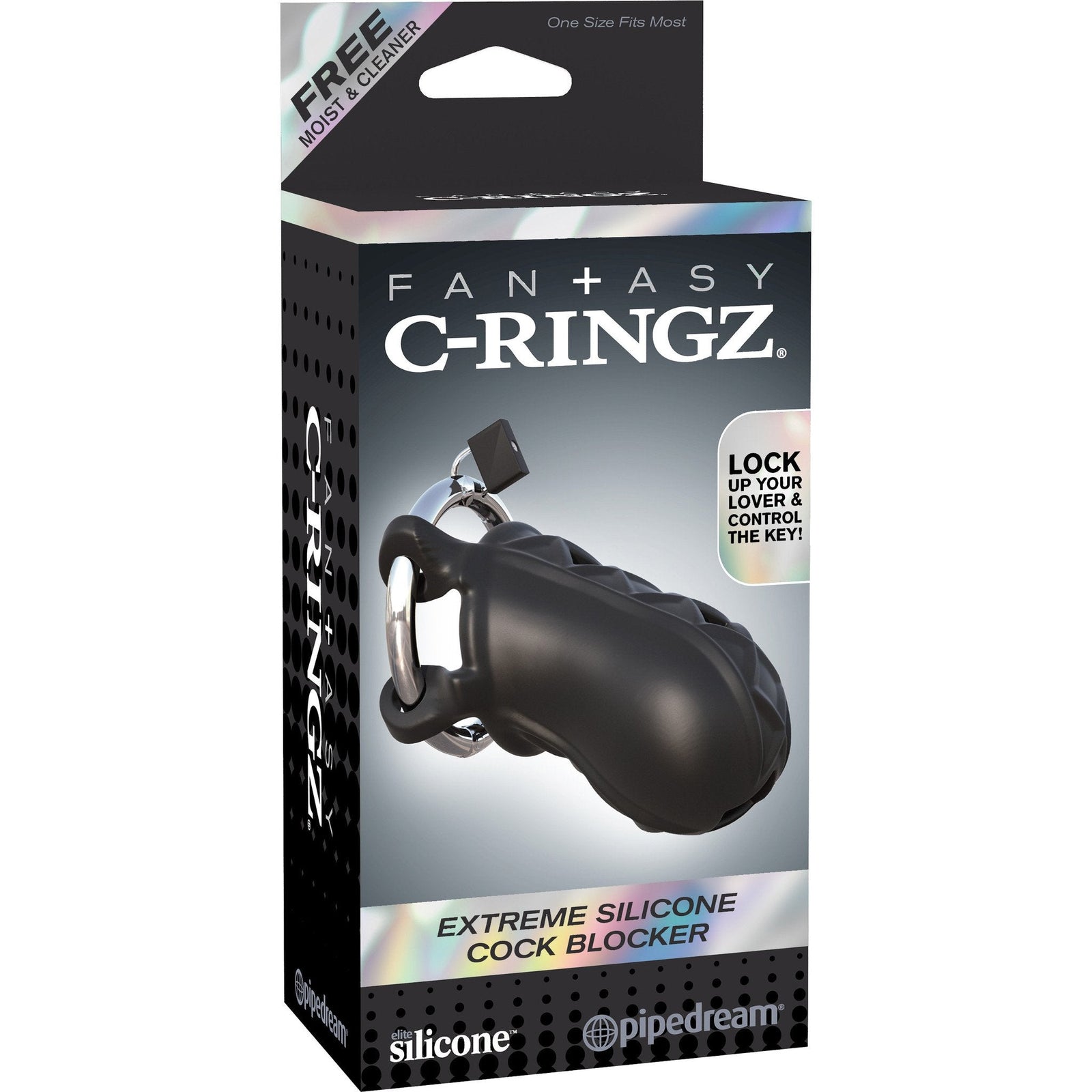Pipedream - Fantasy C-Ringz Extreme Silicone Cock Blocker - PleasureHobby