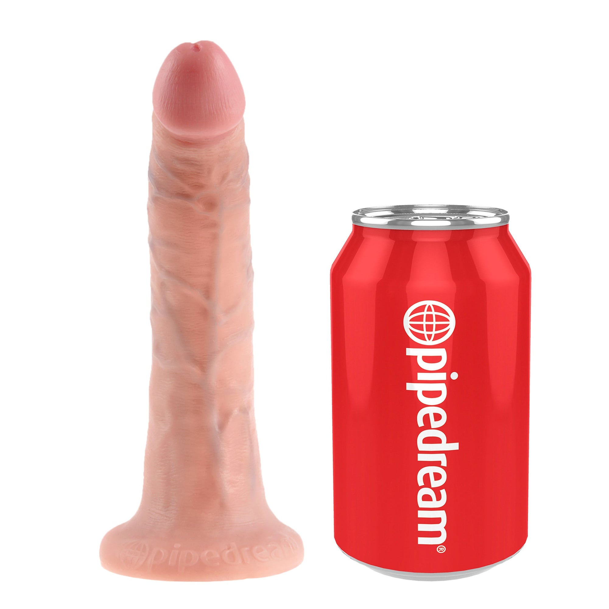 Pipedream - King Cock Strap-On Harness with 7’’ Cock (Flesh) - PD1119 / Beige - Strap On with Non hollow Dildo