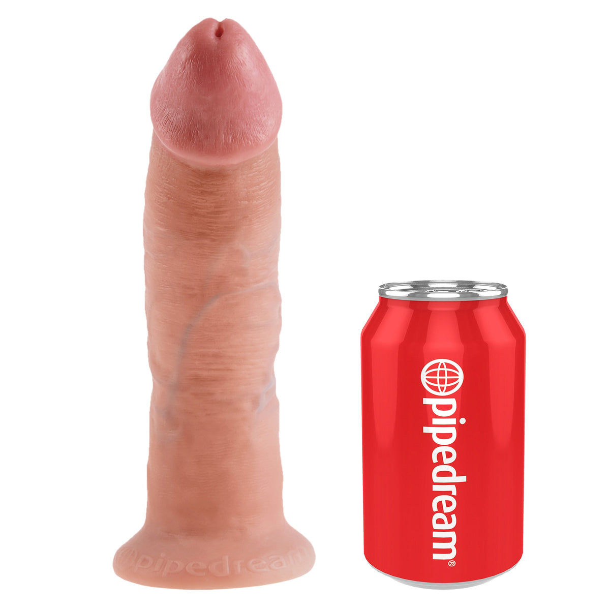 Pipedream - King Cock Strap-On Harness with 9’’ Cock (Flesh) - PD1121 / Beige - Strap On with Non hollow Dildo