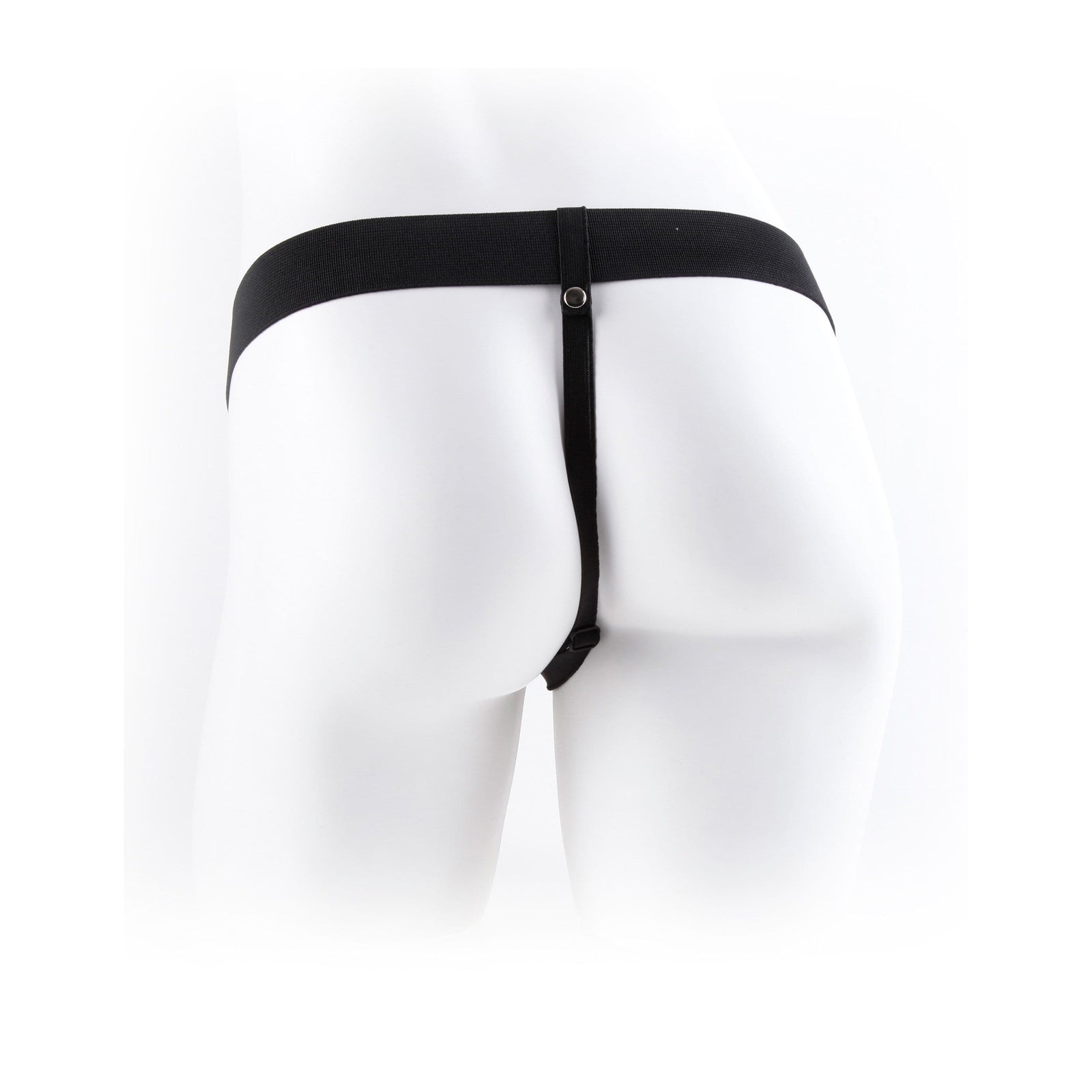 Pipedream - Fetish Fantasy Series Hollow Strap On with Balls 7" (Beige) Strap On with Hollow Dildo for Male (Non Vibration) 603912362749 CherryAffairs