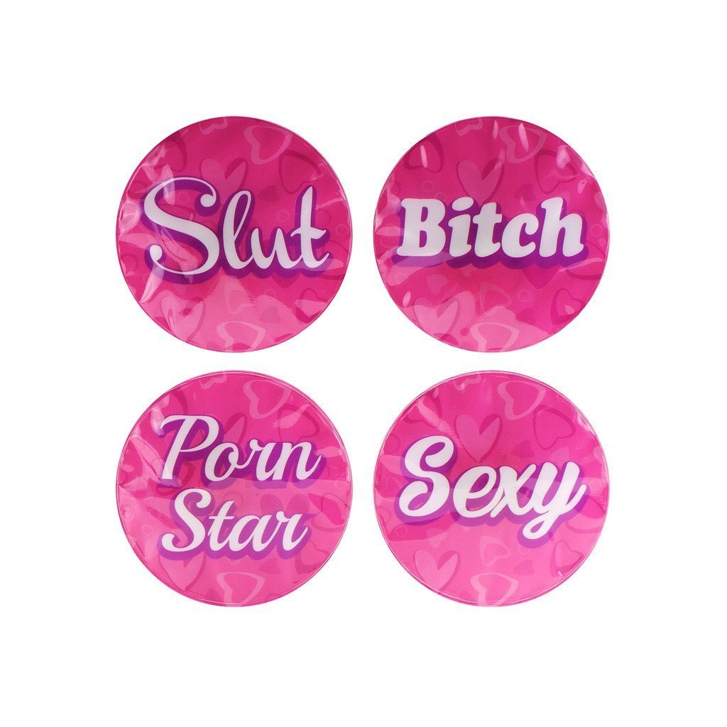 Pipedream - Bachelorette Party Favors Flashing Light Party Stickers (Pink) Bachelorette Party Novelties - CherryAffairs Singapore