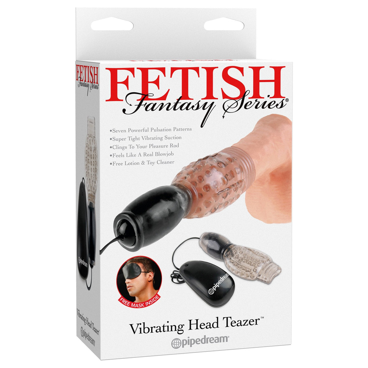 Pipedream - Fetish Fantasy Series Vibrating Head Teazer (Clear) - PleasureHobby