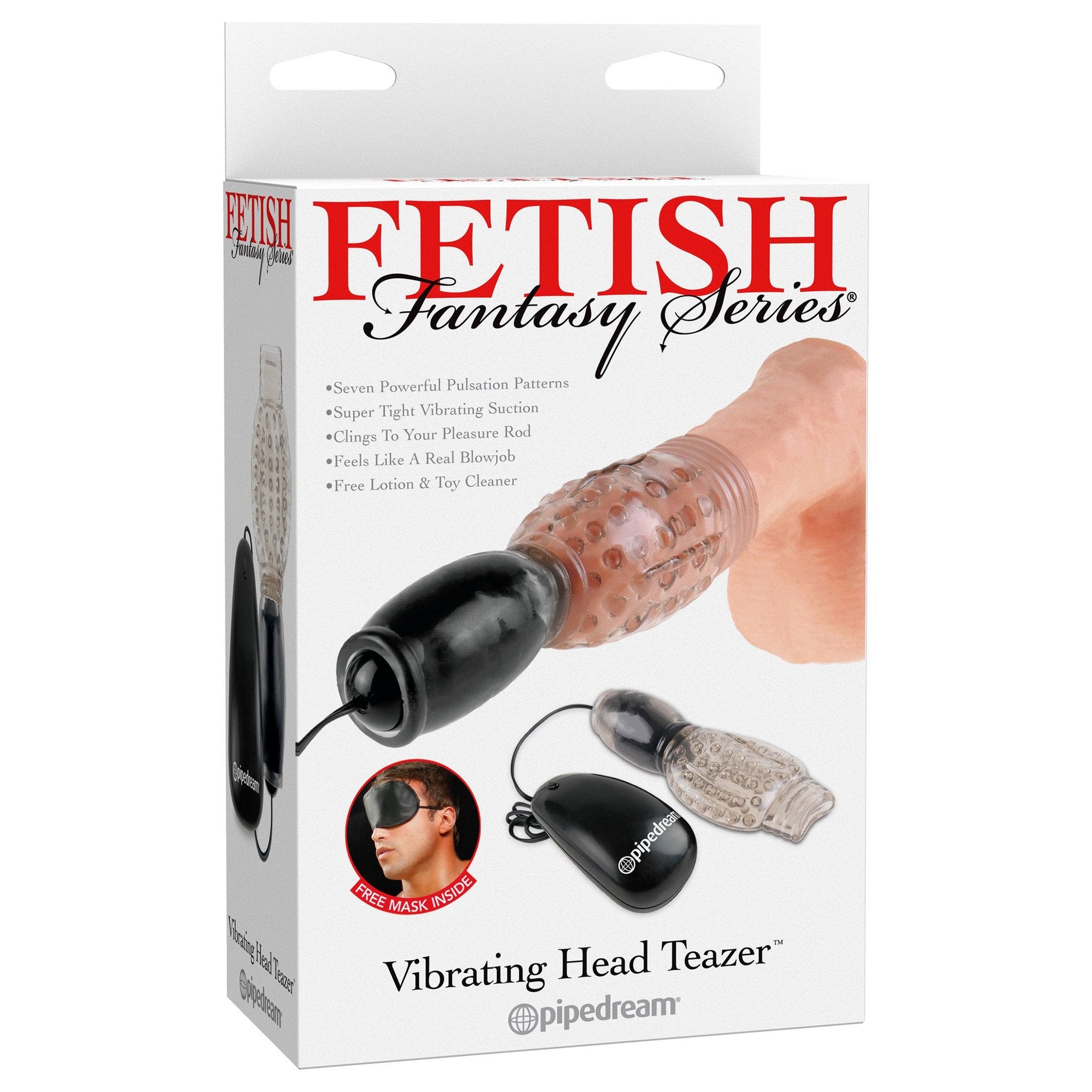 Pipedream - Fetish Fantasy Series Vibrating Head Teazer (Clear) - PleasureHobby