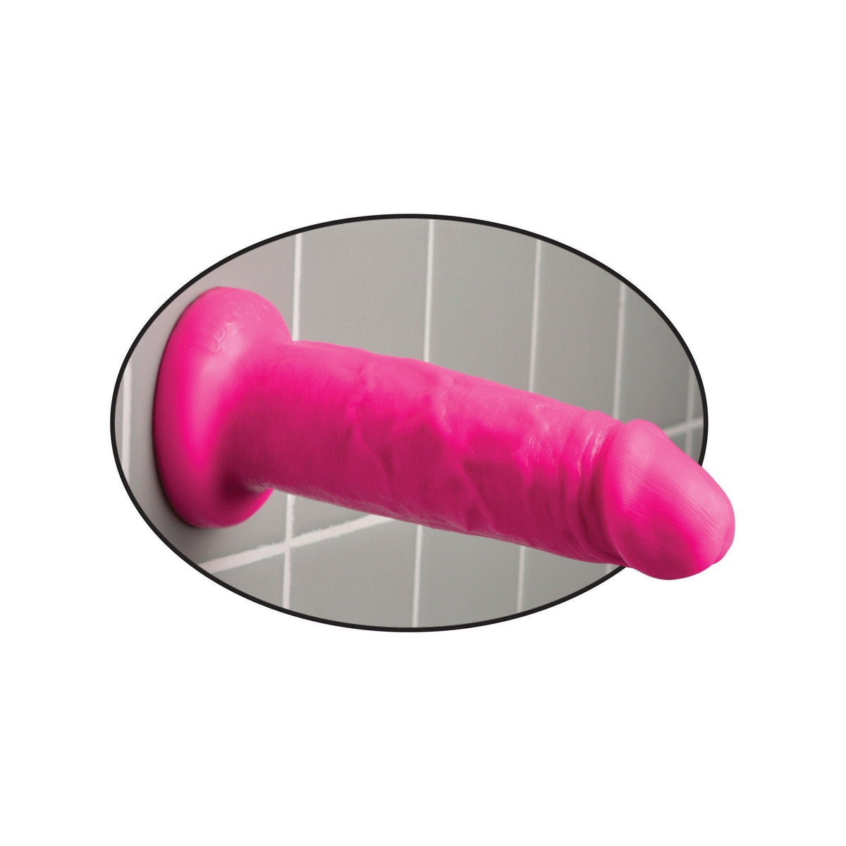 Pipedream - Dillio 6" Chub Dildo (Pink) Realistic Dildo with suction cup (Non Vibration) - CherryAffairs Singapore